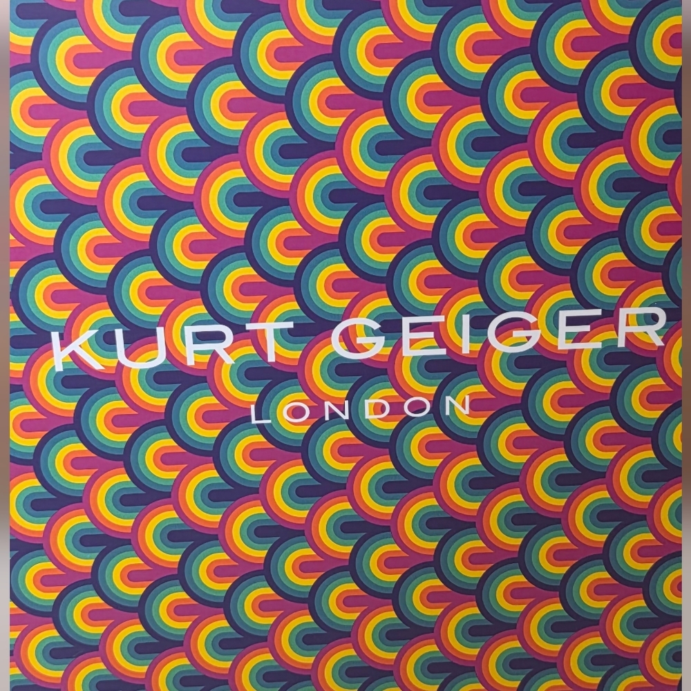 Kurt Geiger Rainbow Pattern Storage Box - Multicolor - Picture 8 of 8